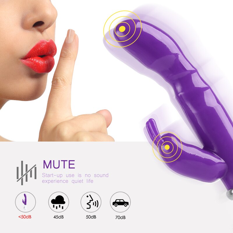 12 Speed Strong Rabbit Vibrator, Clitoris Stimulator G-spot Massager, Sex Toys For Women Female Masturbator Sex Shop