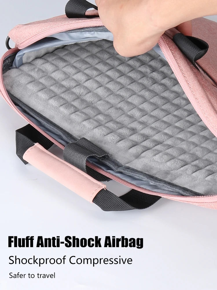 Laptop Bag Case 13.3 14 15.6 17.3 inch Waterproof Notebook Bag for Mac Book Air Pro 13 15 Computer Shoulder Handbag Briefcase Bags