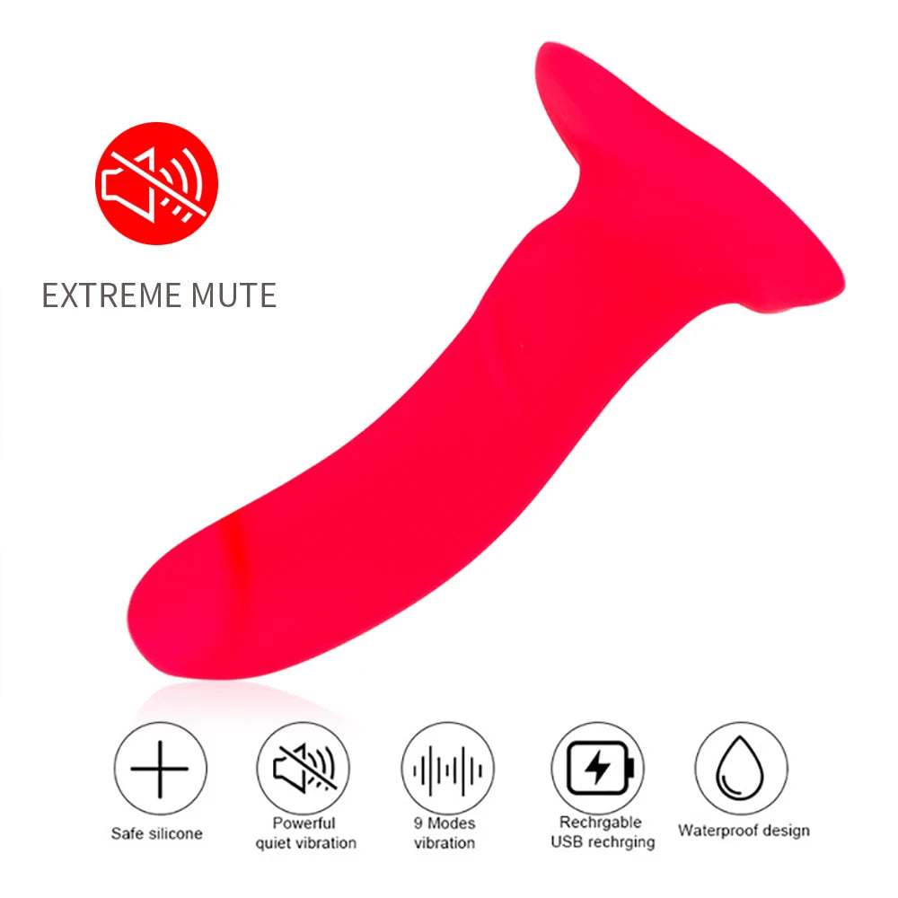 Adult 10 Speed Vibrating Strap On Dildo Vibrator Panties Women's Lesbian Sex Bondage Dildo Belt Penis Artificial Sex Toys For Womans