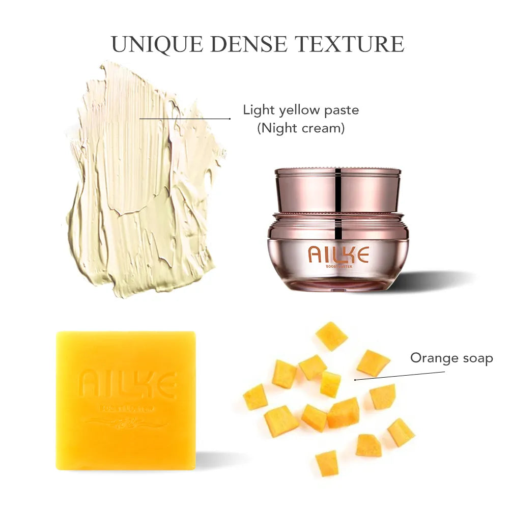 AILKE Whitening Anti-wrinkle Facial Cream, With Natural Carotene Lightening Nourishing Anti-aging Skin Care Cosmetics