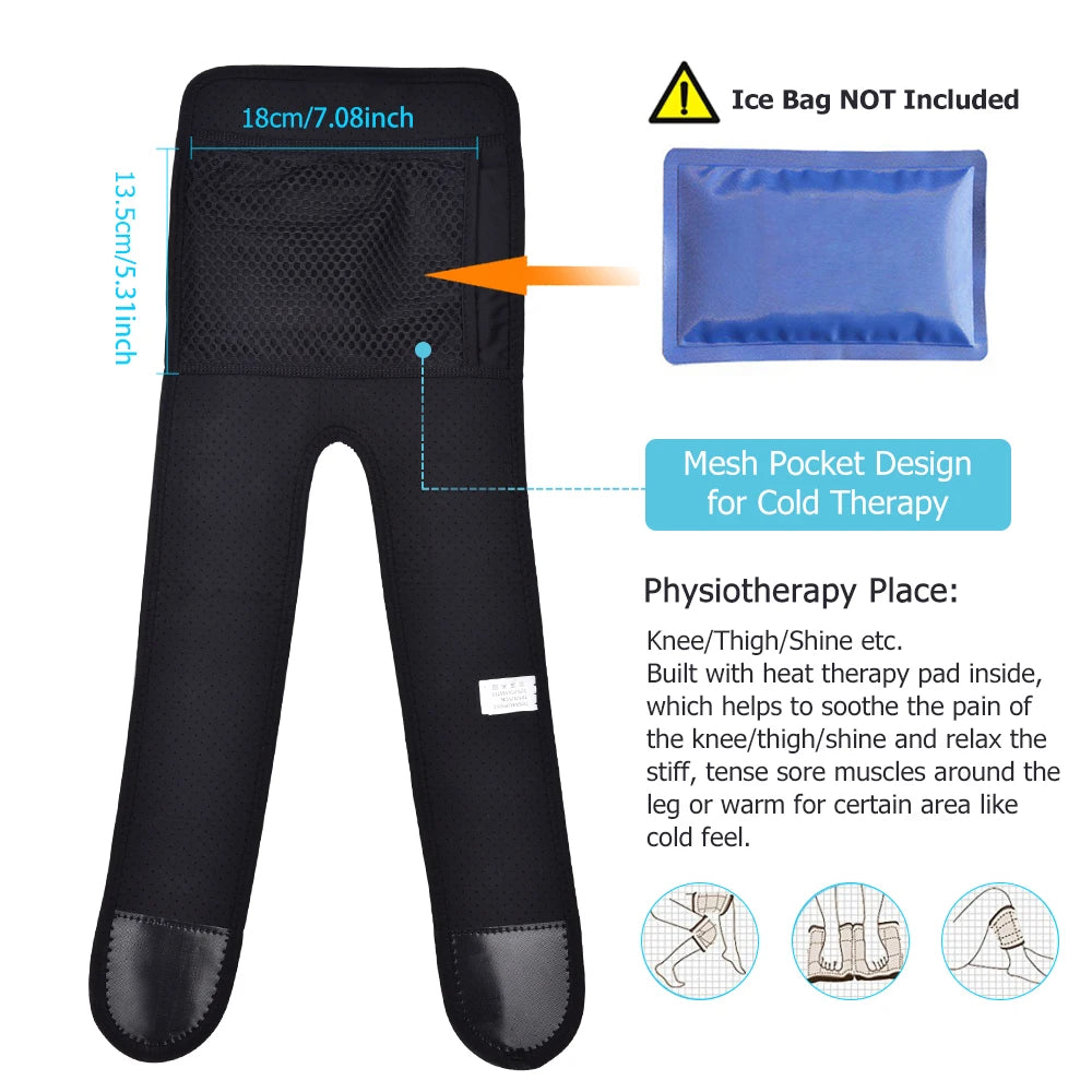 1 Pair Heated Knee Brace Wrap Heating Pad Knee Heating USB Electric Heat Pad 3 Adjustable Leg Warmer Belt for Men Women Arthritis Joint Pain Relief Perfect for Runners Cyclist Sports Injuries