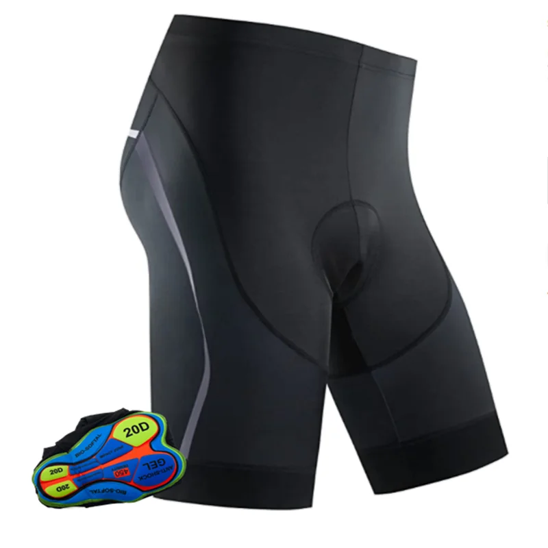 NEW Arrivals S-5XL Plus Size Quick Drying Breathable Anti UV Bicycle Pants Mountain Bike Clothing Men's Cycling Shorts With Gel 20D Padded The New Fashion Sports Apparel Accessories