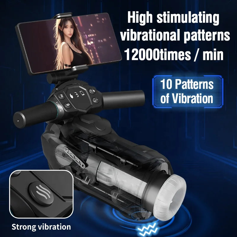 NEW Arrivals Heating Male Sex Toy Retractable Masturbation Machine Sucking Automatic Thrusting APP Connected Masturbator for Man Adults Sex Toys Supplies
