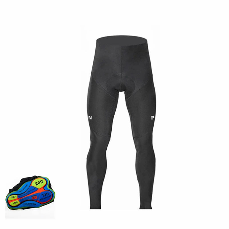 Cycling Bibs Trousers Mountain Bike Breathable Comfortable Men's Gel Padded Bike Tights Triathlon Man Pro Licra Bicycle Pants