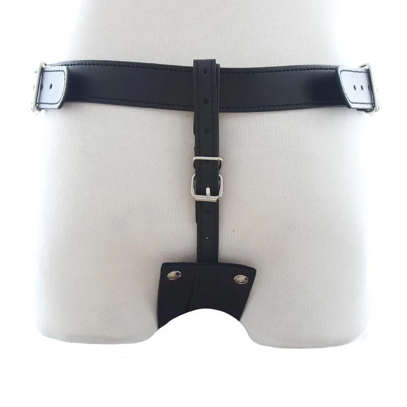 Adult Leather Strapon Harness Man Gays Cock Ring and Butt Plug ,Male Chastity Shorts Device Remote Control,BDSM Bondage Adult Toy