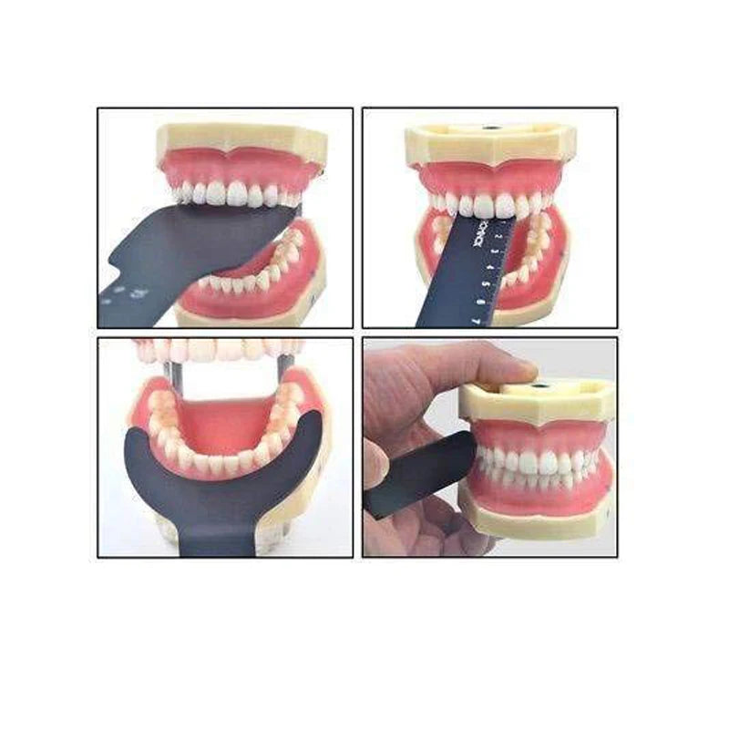 6Pcs/Set Dentist Dental Photo Contrast Black Background Board Autoclavable Dental Contrast Intraoral Photographic Mirror