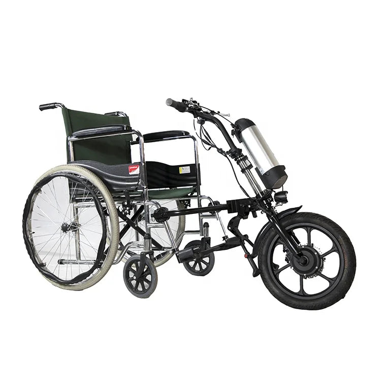 NEW Electric Wheelchair Motor Handcycle Electric Wheelchair Conversion Kit for Disabled Wheelchair 24V/36V 250W/350W Black Steel for Outdoor Activities Medical Mobility Supplies
