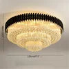 HOT SALE Villa Home Luxury K9 Crystal Ceiling Chandelier 5 Years Warranty Rectangle Ceiling Lighting Postmodern Luxury Crystal LED Lamps Fixtures Home for Living Room Dining Room Decoration Lighting Supplies