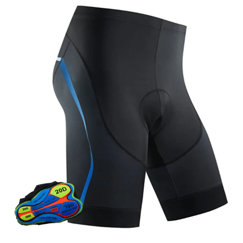 NEW Arrivals S-5XL Plus Size Quick Drying Breathable Anti UV Bicycle Pants Mountain Bike Clothing Men's Cycling Shorts With Gel 20D Padded The New Fashion Sports Apparel Accessories