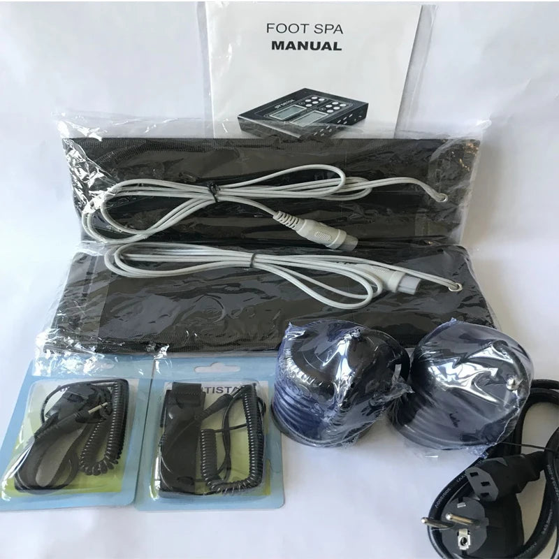Dual Detox Foot Spa Machine Ionic Foot Detox Bath High Quality with Far Infrared Belt Ionic Detox Foot Bath Machine