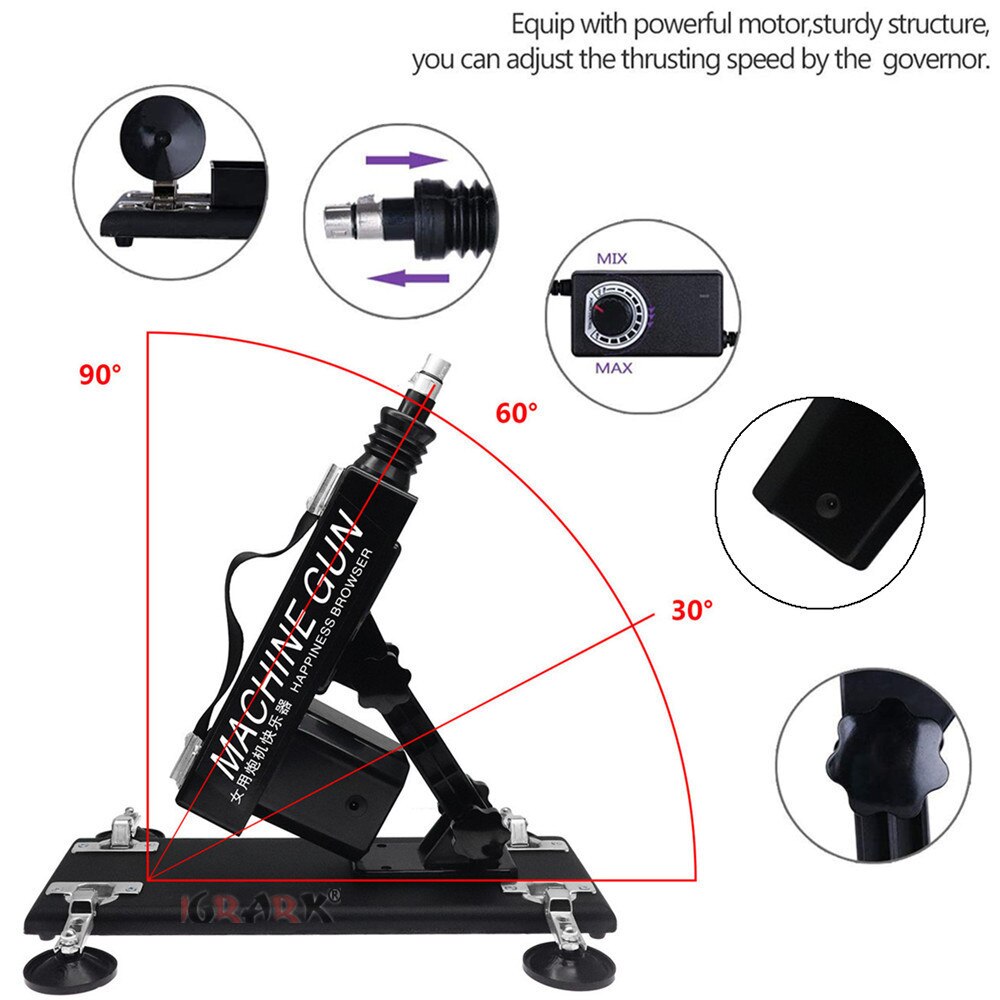 Strong Motor Automatic Vibartor Sex Machine with Dildo Attachments Adjustable Gun Love Machine Sex Toys for Man Women Adult Game