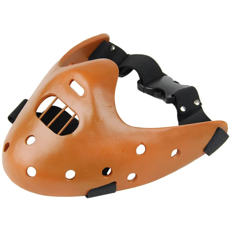 Hannibal Masks Horror Hannibal Scary Resin Lecter The Silence of The Lambs Masquerade Cosplay Party Halloween Mask 3 Colors