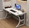 NEW Modern Design Gaming Desk for Home Use with Storage Shelf, Simple Computer Office Desk for Bedroom Study and Writing Home Office Furniture Supplies
