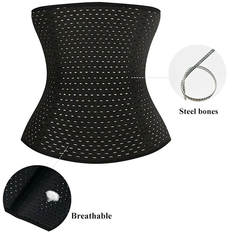 NEW Women/Men Modeling Strap Slimming Belt Waist Trainer Tummy Control Body Shaper Adjustable Cincher Abdomen Belly Compression Shapewear Sports Fitness Gym Shaper