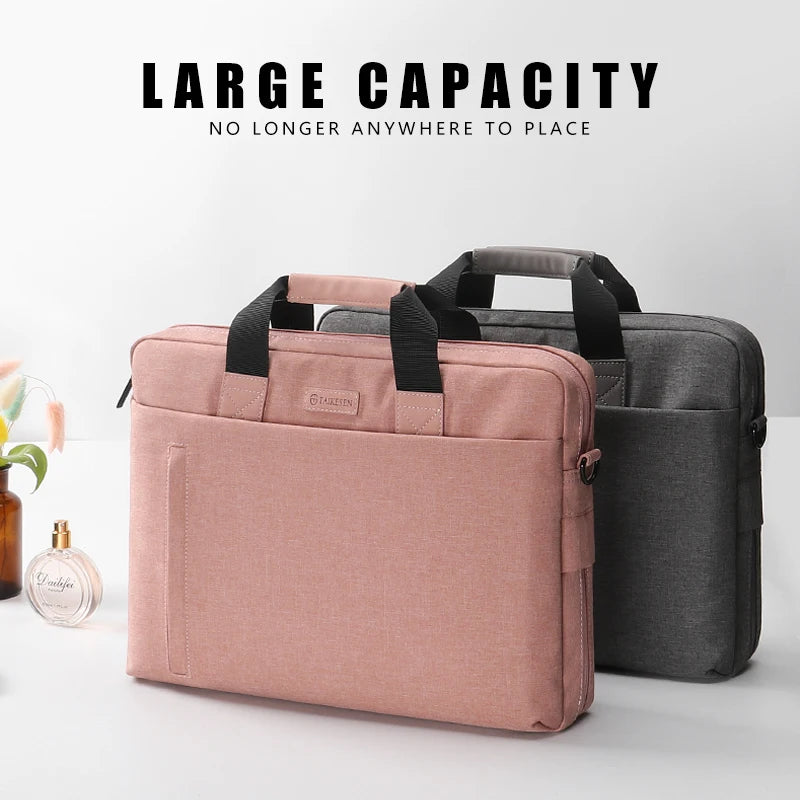 Laptop Bag Case 13.3 14 15.6 17.3 inch Waterproof Notebook Bag for Mac Book Air Pro 13 15 Computer Shoulder Handbag Briefcase Bags