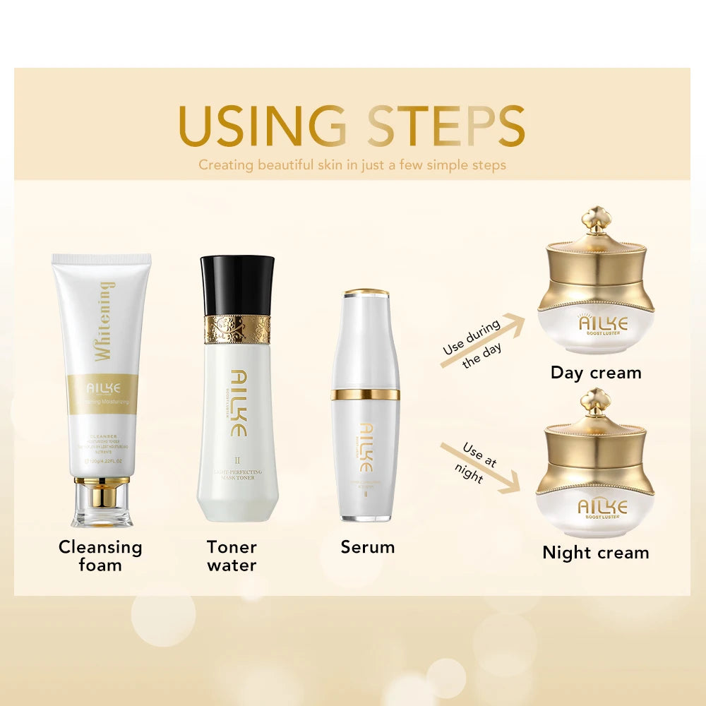 Facial Skin Care Sets, Women Gift, Dark Spot Remover Rejuvenator, Anti Wrinkle, Brightening Whitening Cream Vitamin Face