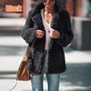 8 Colors S-5XL Plus Size Women's Double-Sided Fleece Jacket Long Sleeve Lapel Collar Thick Plush Warm Coat for Winter Autumn & Spring Casual Outerwear