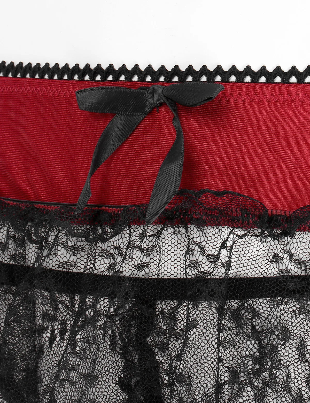 M-XL Men Sissy Lace See Through Lingerie Set Adjustable Straps Deep V Bra Top with Mini Skirt G-String Erotic Underwear Suit