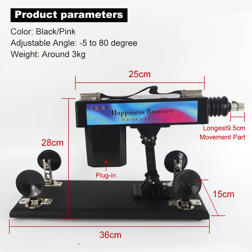 Automatic Sex Machine Female Masturbation Pumping Gun With Dildos Attachments Love Machine Sex Toys Vibrators For Women 18+ Shop