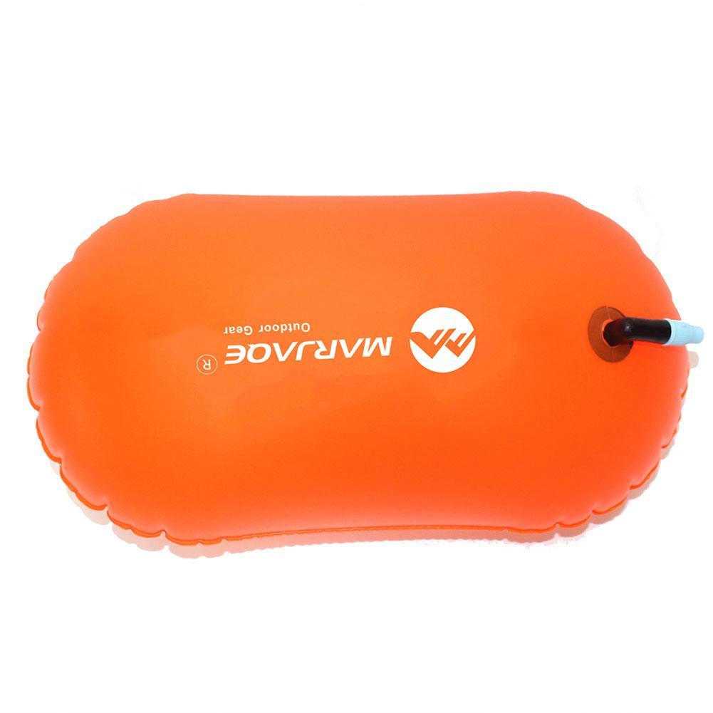 NEW Swim Safe Buoy Tow Floats Inflatable Life Saving Swim Buoy PVC Inflated Air Drying Bag Drift Bag For Home Swimming Pool Open Water Beach Swimming Training Swimming Accessories
