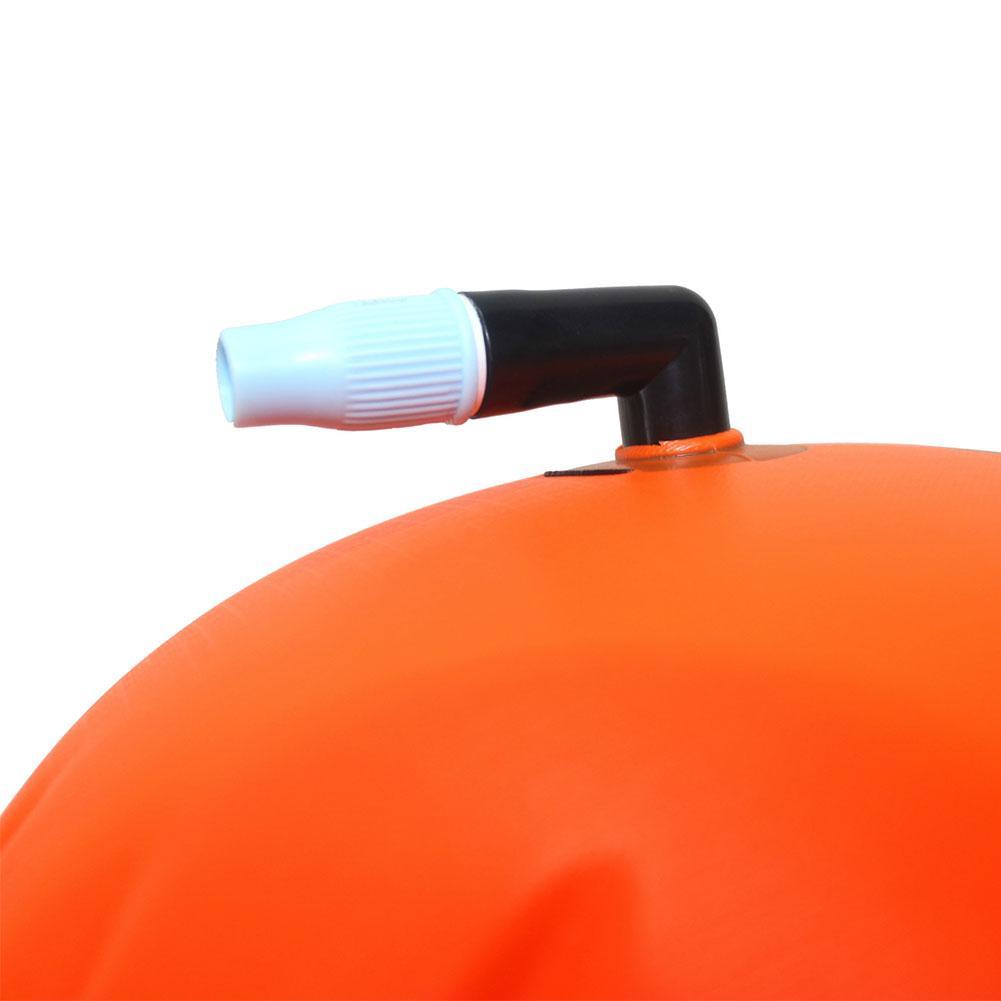 NEW Swim Safe Buoy Tow Floats Inflatable Life Saving Swim Buoy PVC Inflated Air Drying Bag Drift Bag For Home Swimming Pool Open Water Beach Swimming Training Swimming Accessories