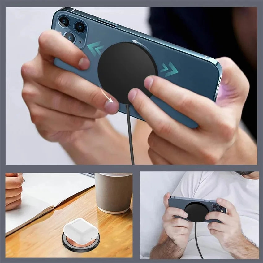 100W Magnetic Wireless Charger Pad for iPhone 15 14 13 12 Pro Max Samsung Xiaomi Chargers Induction Fast Charging Dock Station