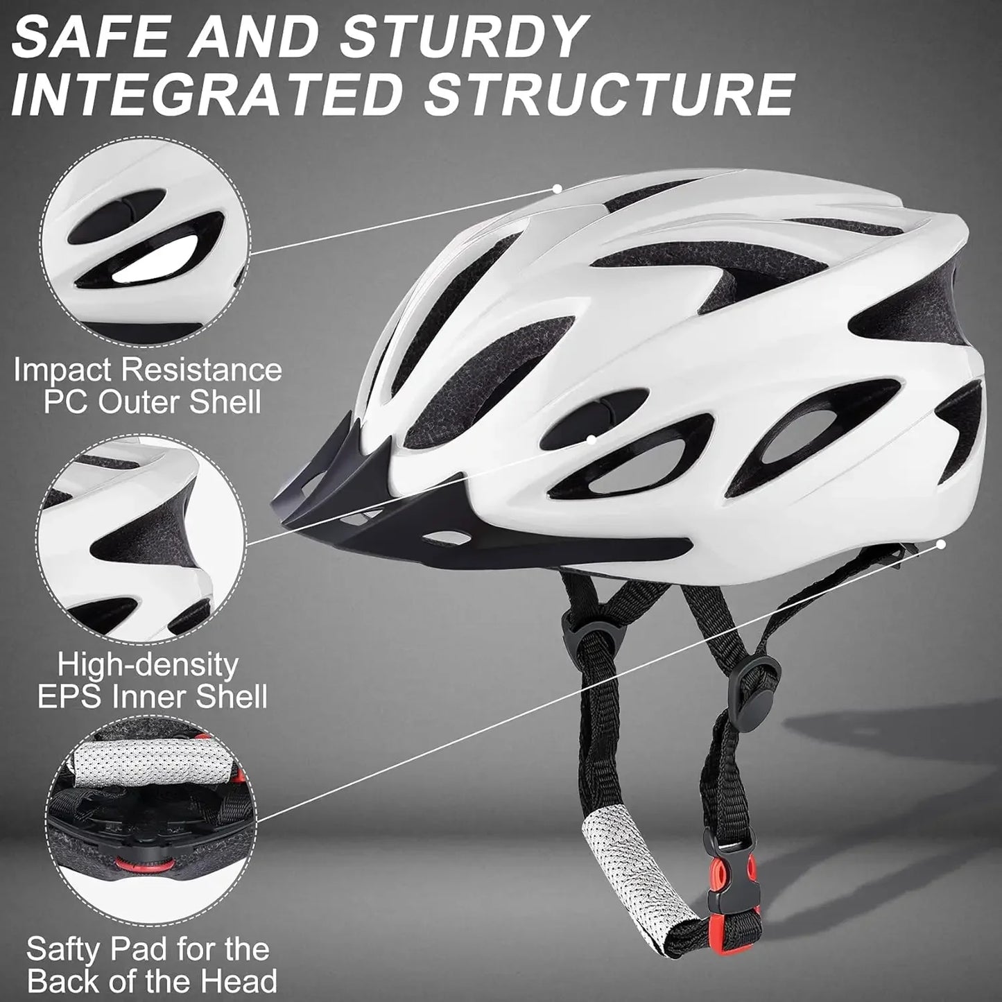 NEW 4 Colors Cycling Bike Helmet Comfort Lining Lightweight Hollow Men Women Adjustable Riding Safety Head Protection Bike Bicycle MTB Helmet Cycling Accessories Sports Supplies