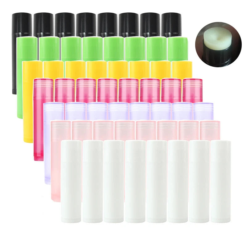 150/200Pcs Pack 5g Empty Lip Gloss Tubes Empty Cosmetic Containers Lipstick Jars Balm Tube Portable Travel Makeup Tools 5ml