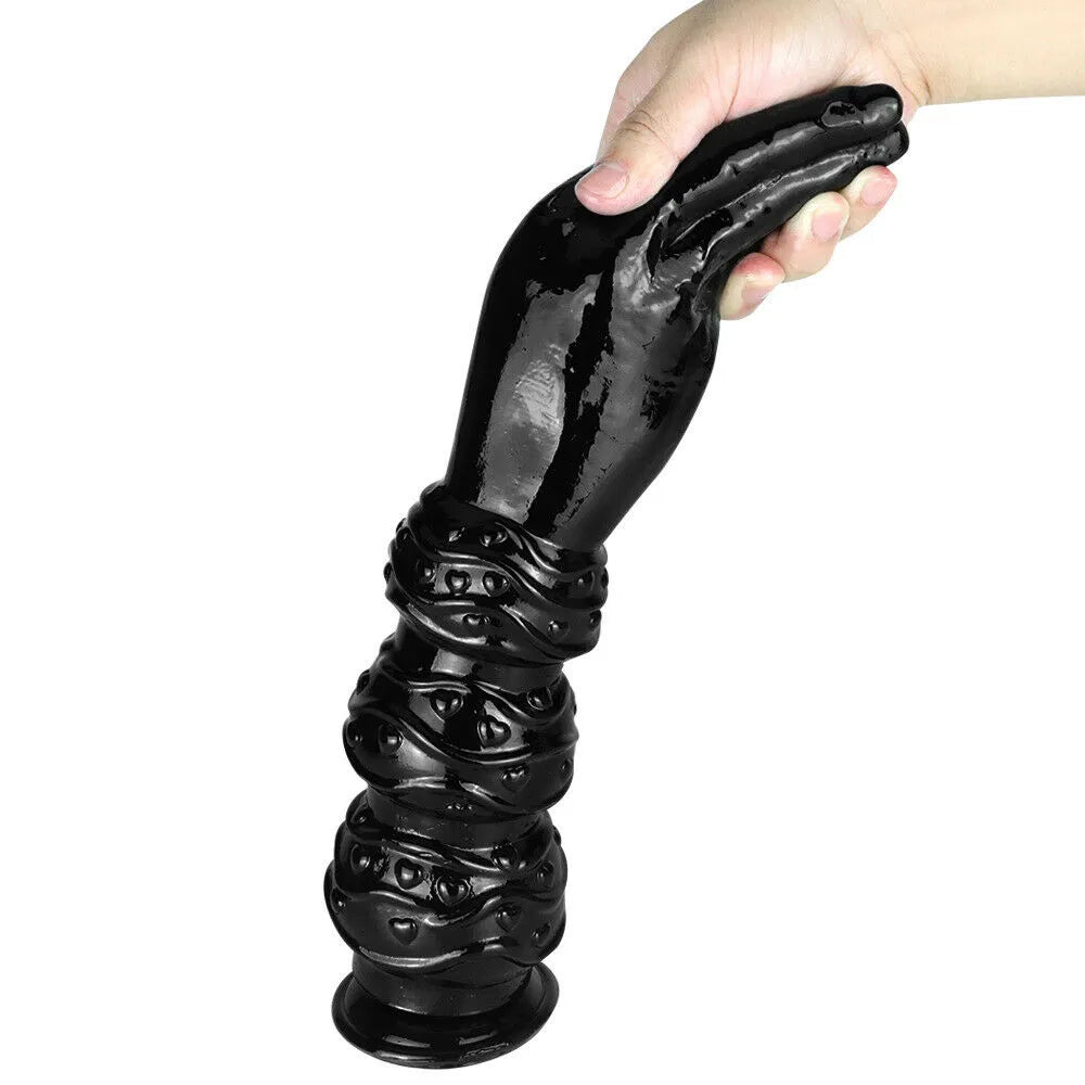 Super Huge Simulation Fist Dildo Hand Touch G-spot Anal Plug Vaginal Masturbation PVC Suction Cup Sex Toys for Unisex Couple Gay
