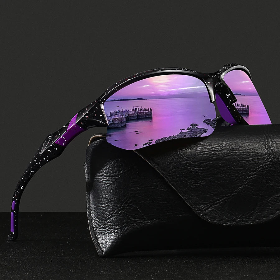 NEW Arrivals 40 PCS Set Fashion Vintage Half Frame Driving Fishing Cycling Sports Sunglasses Men Women Mountaineering Sun Glasses UV400 Night Vision Eyewear Sports Supplies