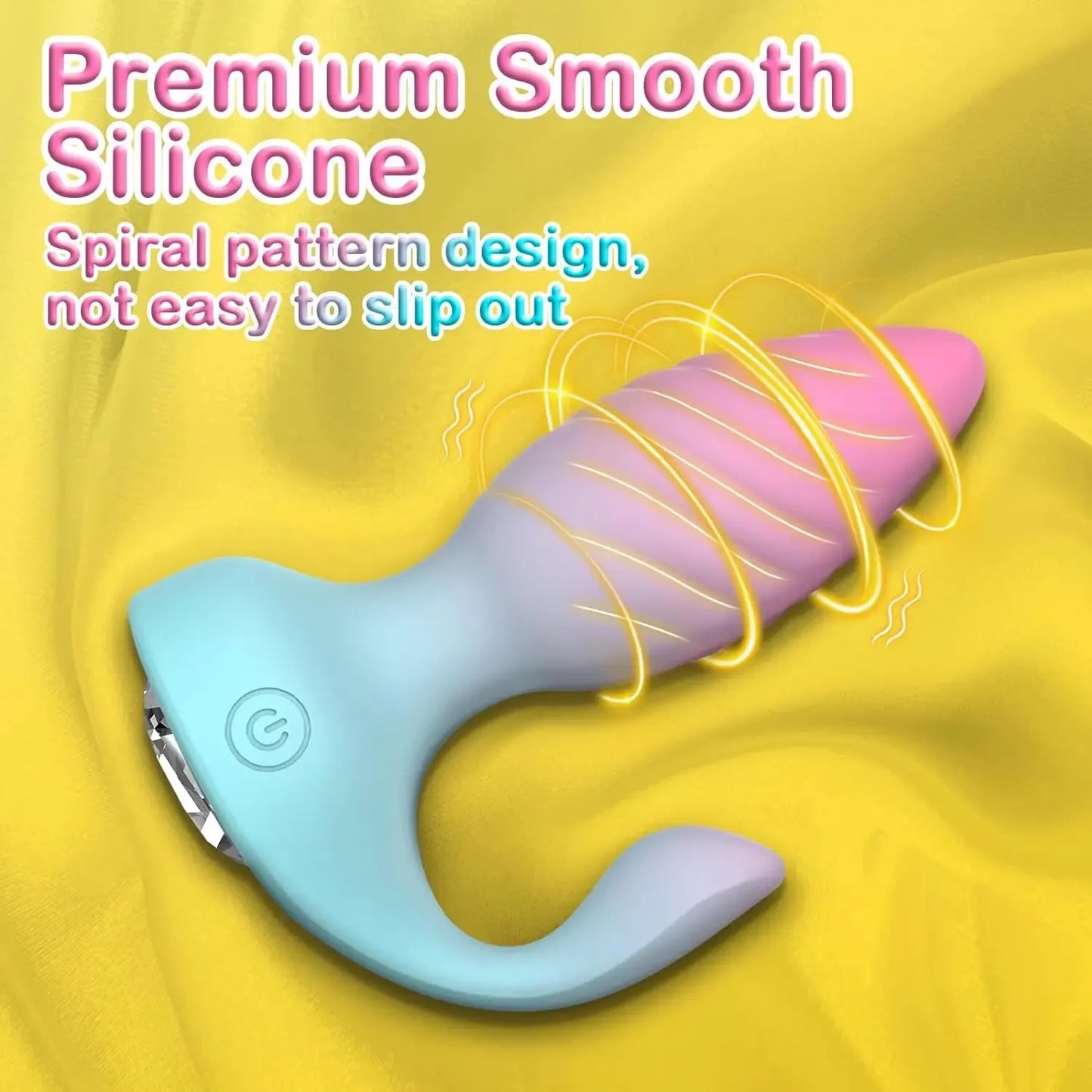 2 in 1 Anal Plug Vibrator Clitoris Stimulator Adult Dual Motors Anal Toys Remote Control Vibrating Butt Plug Sex Toys for Women
