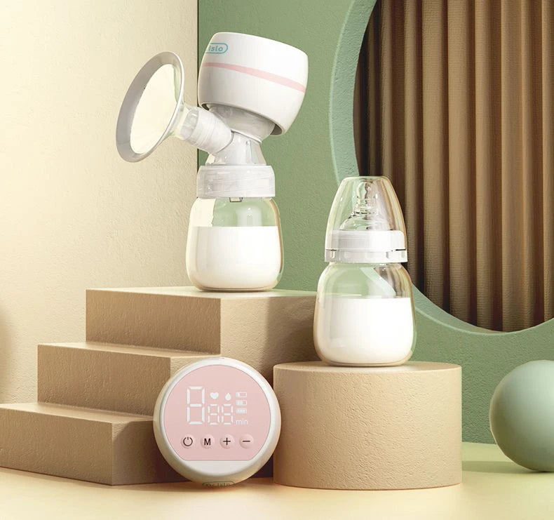 NEW Electric Breast Pump Intelligent Integrated High Suction USB Charging Breast Pump Breast Milk Postpartum Painless and Silent Breast Women Personal Care Supplies
