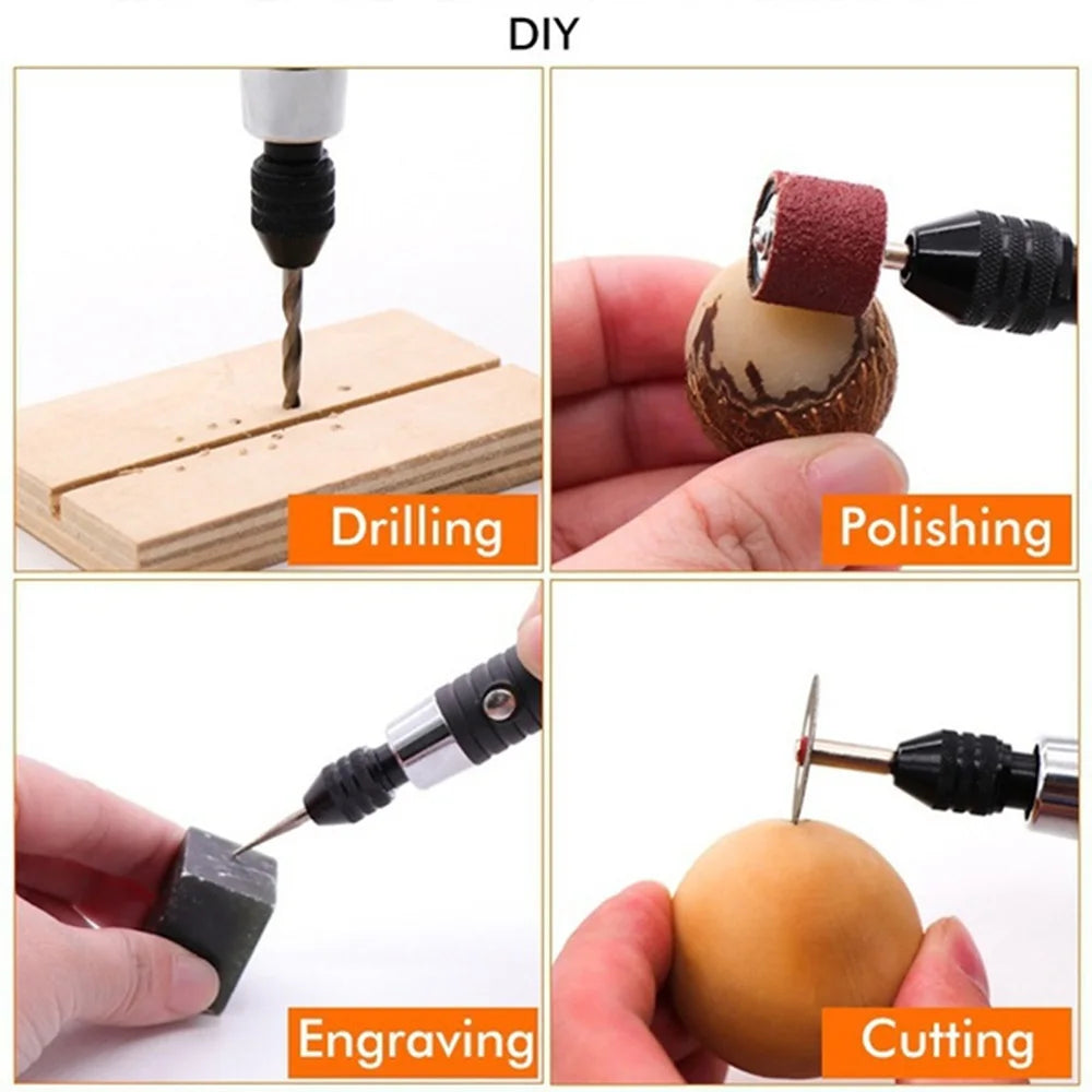 NEW Arrivals 373PCS Set Mini Electric Drill Multi Rotary Tool Accessories Set Grinding Polishing Rotating Polishing Kits For Dremel Accessory