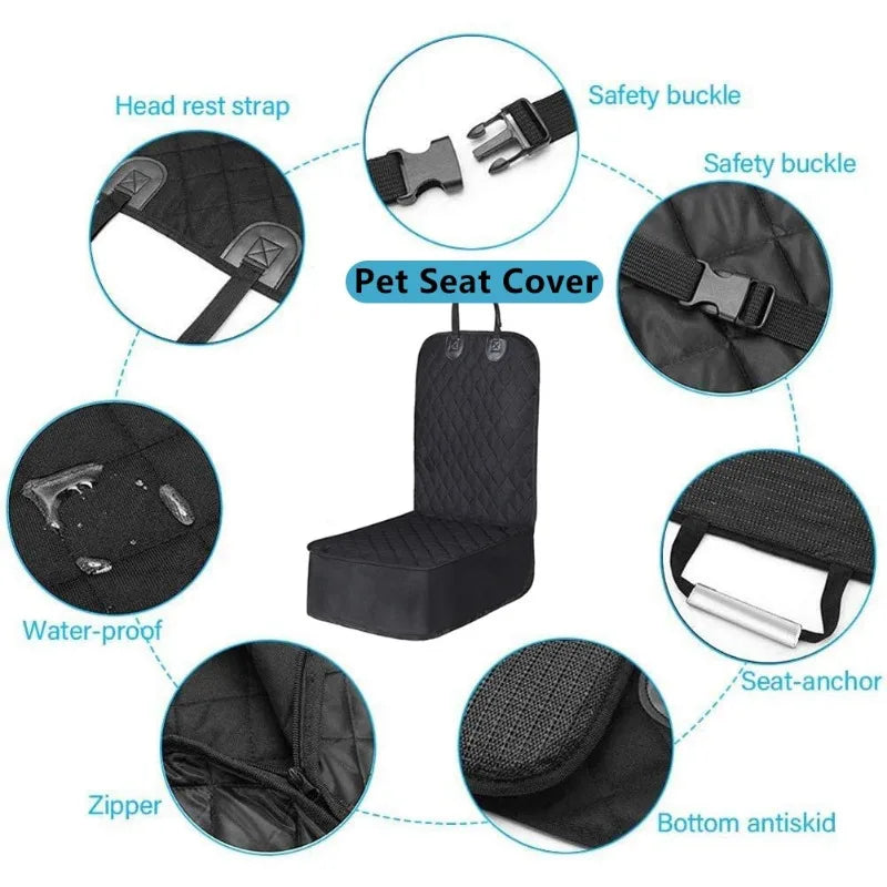 Dog Car Seat Hammock For Dogs In The Pet Dog Car Seat Cover 2 in 1 Dog Protector Transporter Waterproof Cat Basket