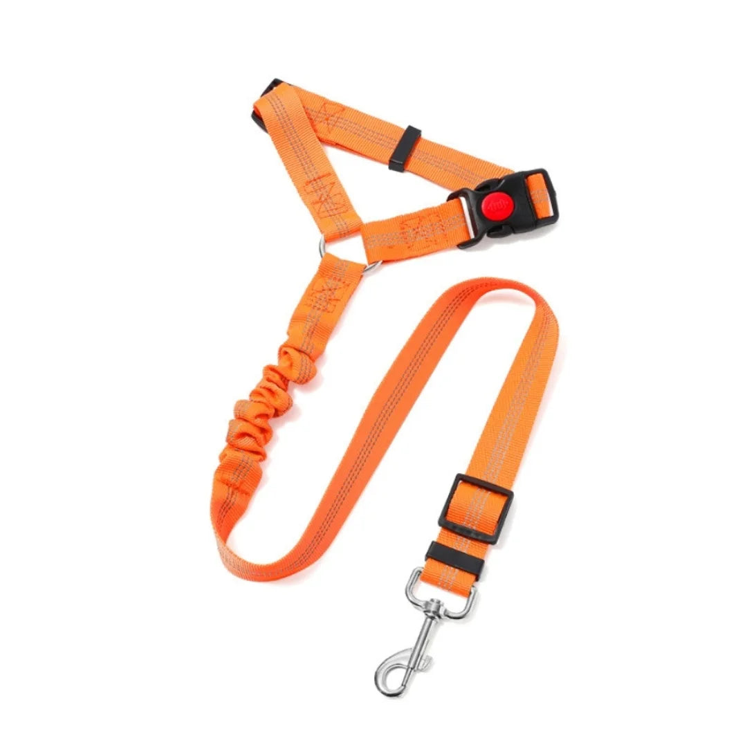 NEW Arrivals 8 Colors Pet Products Car Seat Belt Dog Leash with Buffer Elastic Reflective Safety Rope Leash Dog Security Rope Pets Supplies