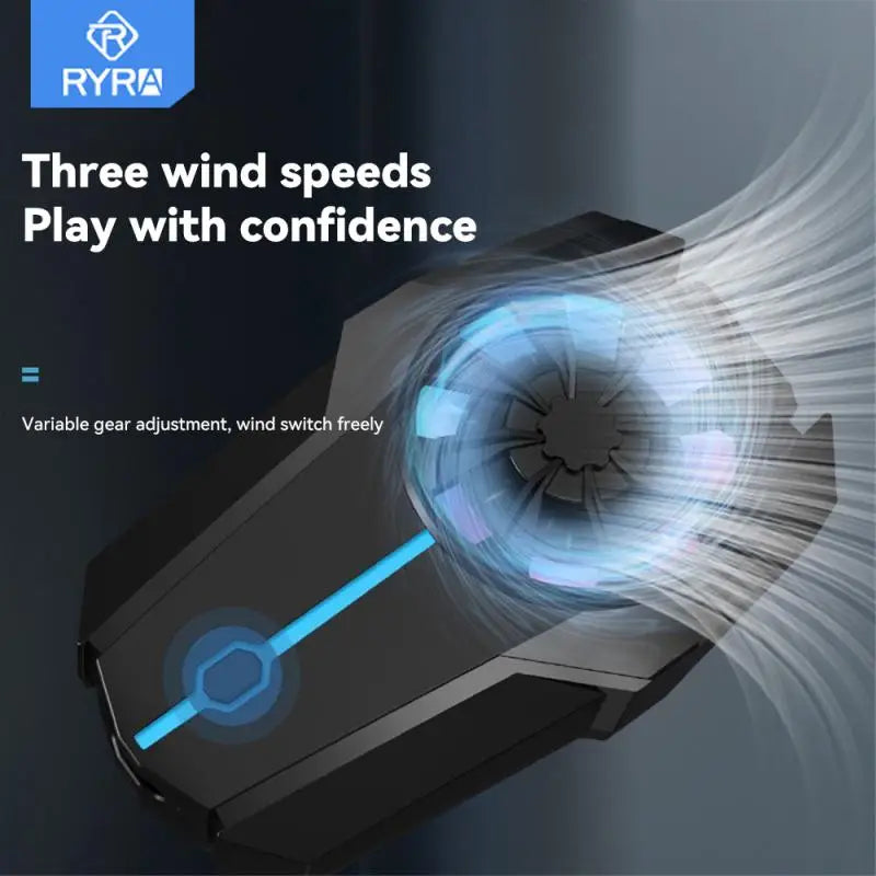 NEW!!!! Cooling Fan For Mobile Phone Rechargeable Battery Cooler Three Speed Adjustable Gaming Radiator Back Clip Phone Heatsink