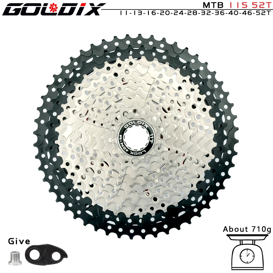 NEW MTB Cassette K7 8/9/10/11/12 Speed 36/40/42/46/50/52T SUNSHINE Bicycle Freewheel Bicycle Sprocket for Shimano/SRAM Bicycle Accessories Sports Supplies