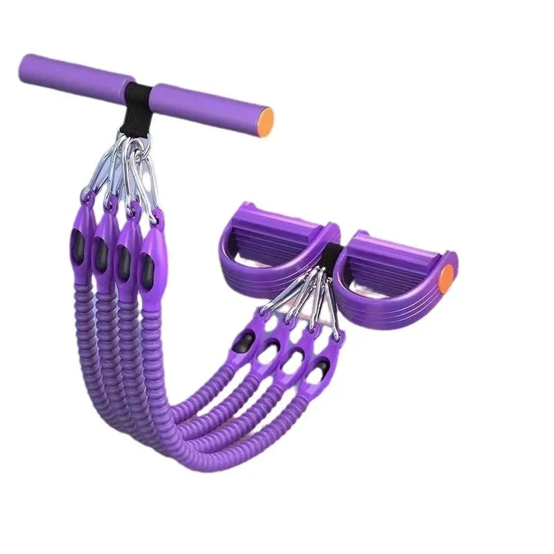 NEW Arrivals Multifunctional Fitness Treadmill Set Home Exercise Equipment Women Men's Yoga Pilates Foot Pedal Resistance Band Abdomen Slimming Home Gym Accessories Sports Supplies