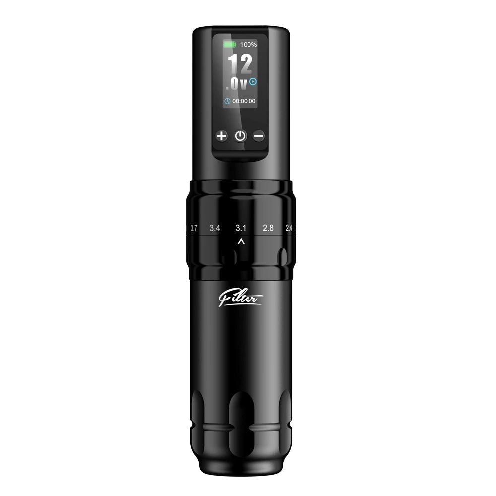 NEW Arrivals Filter X30 Wireless Tattoo Machine Pen 6 Adjustable Strokes 2.0mm-4.0mm Cartridge Tattoo Needles Set Cosmetic Accessories