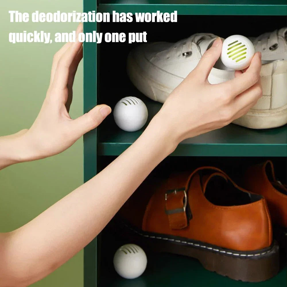 NEW Arrivals 36PCS Set Korean Shoes Deodorant Balls Freshener Shoes Fragrance Essential Footwear Scent Shoe Closet Gym Bag Locker and Cars Deodorizer Shoes Accessories
