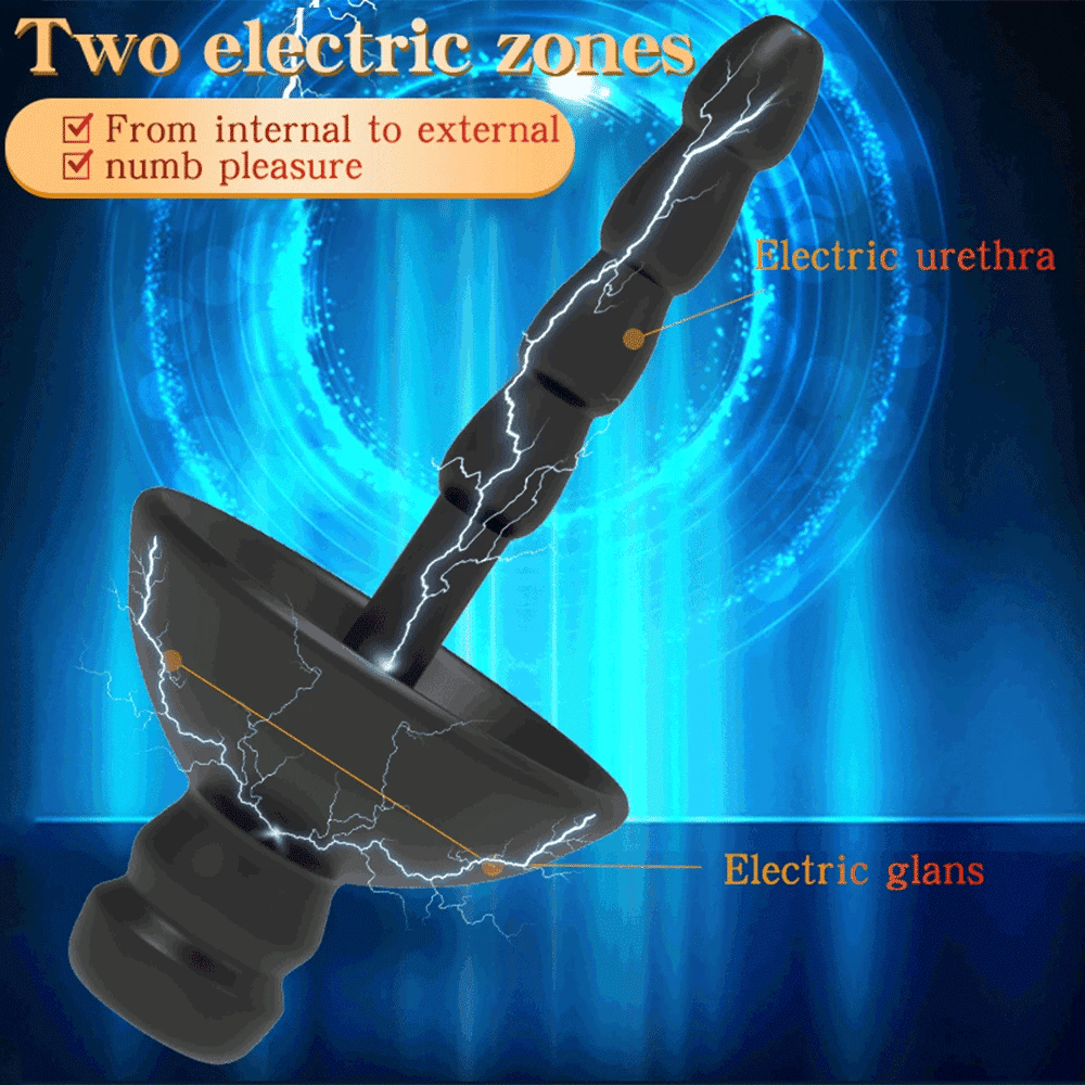 Strong Electric Shock Pulse Anal Butt Plug Electro Stimulation Urethral Sound Catheter Dilator Prostate Massage SM Male Sex Tool