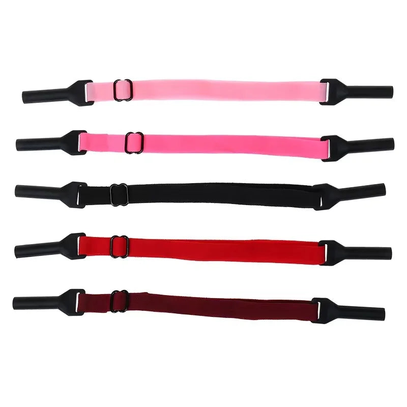 2Pcs Glasses Chain Adjustable Size Elastic Rope Glasses Strap Sport Non Slip And Anti Drop Fixer Glasses Cord Eyewear Accessories