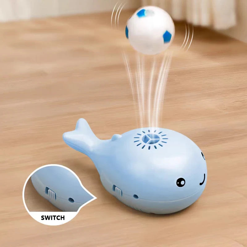 NEW Arrivals Electric Whale Floating Ball Toys Mini Fan Balancing Blowing Games Ideal Toys for Dogs and Cats Interactive Cat Toys Pets Supplies