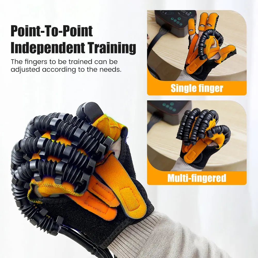 NEW Arrivals Robotic Hand Training Rehabilitation System Robot Gloves Set for Stroke Hemiplegia Finger Paralysis Rehabilitation Trainer Exercise Rehab Exerciser Body Care Supplies Devices Health Care Products