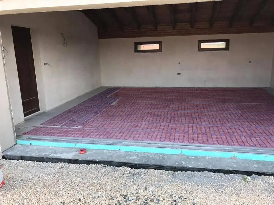 NEW Arrivals 230V 150W/M2 Electric Radiant Underfloor Dual Core Heating Fiberglass Mesh Mat Kit System For Tiles Ceramic Porcelain Stone Heating Home Winter Supplies