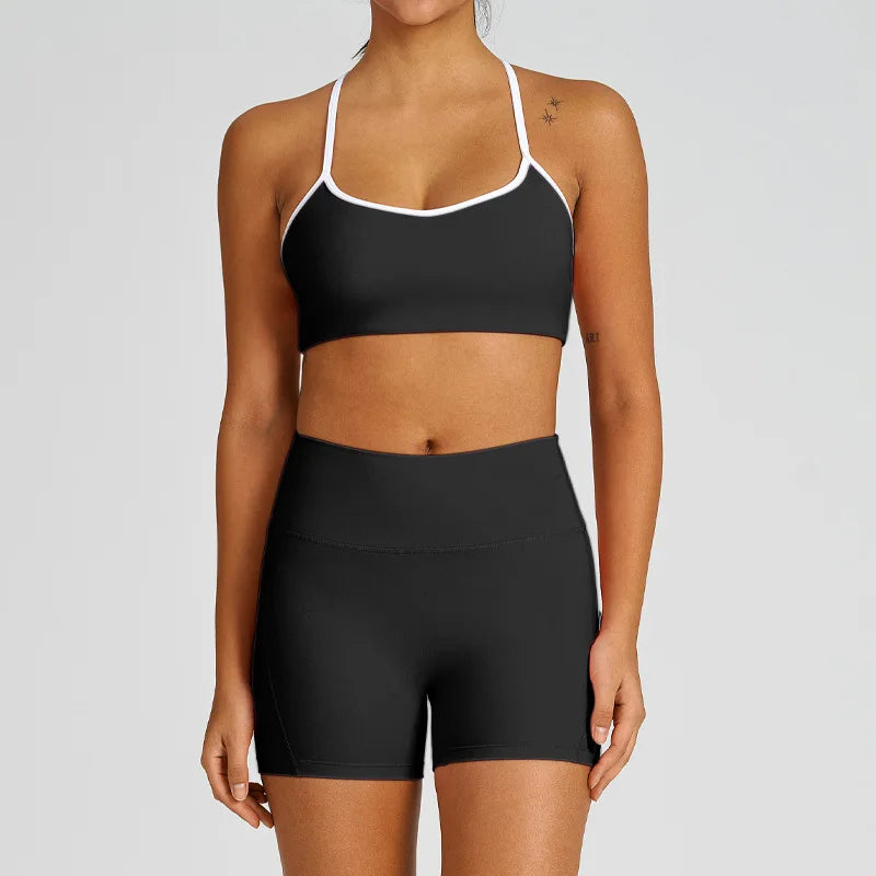 NEW Arrivals 2 PCS Set 5 Colors Tracksuit Women Yoga Set Nude Feeling Workout Set Gym Clothes Push Up Fitness Running Sportwear Sport Girls Bra Leggings Suit