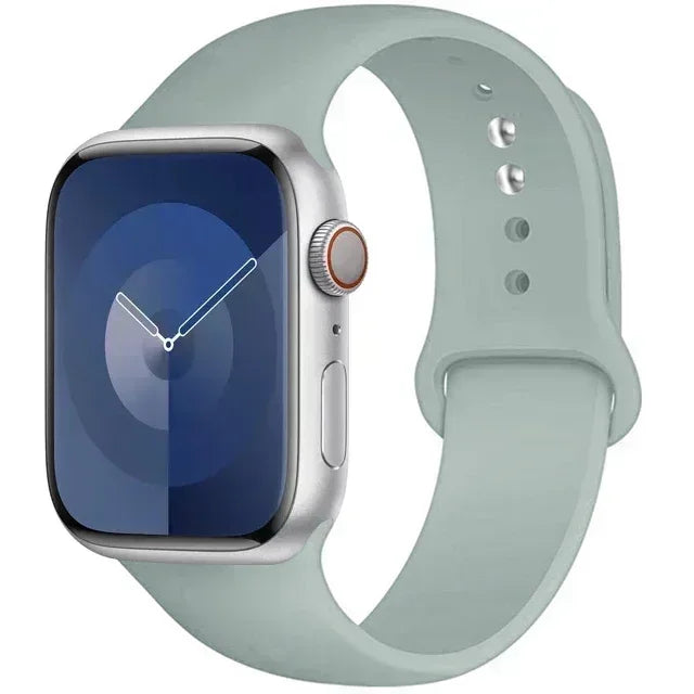 Original Silicone Strap For Apple Watch Band 44mm 38-40 42-46 41-45 46MM 49 mm Bracelet Watch Serie Accessories 10 9 7 4 5 6 8 SE Ultra 2 3 Electronics Supplies