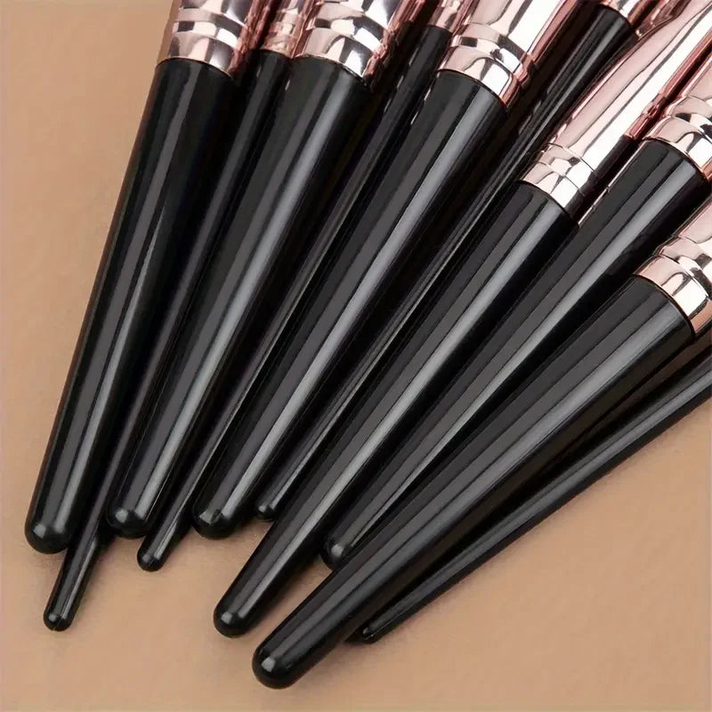 Professional 20PCS Makeup Brushes Set Eyeshadow Foundation Concealer Blending Blush Brush Kabuki Soft Fluffy Women Girls Beauty Salon Tools Female Ladies Luxury Cosmetics Accessories Products
