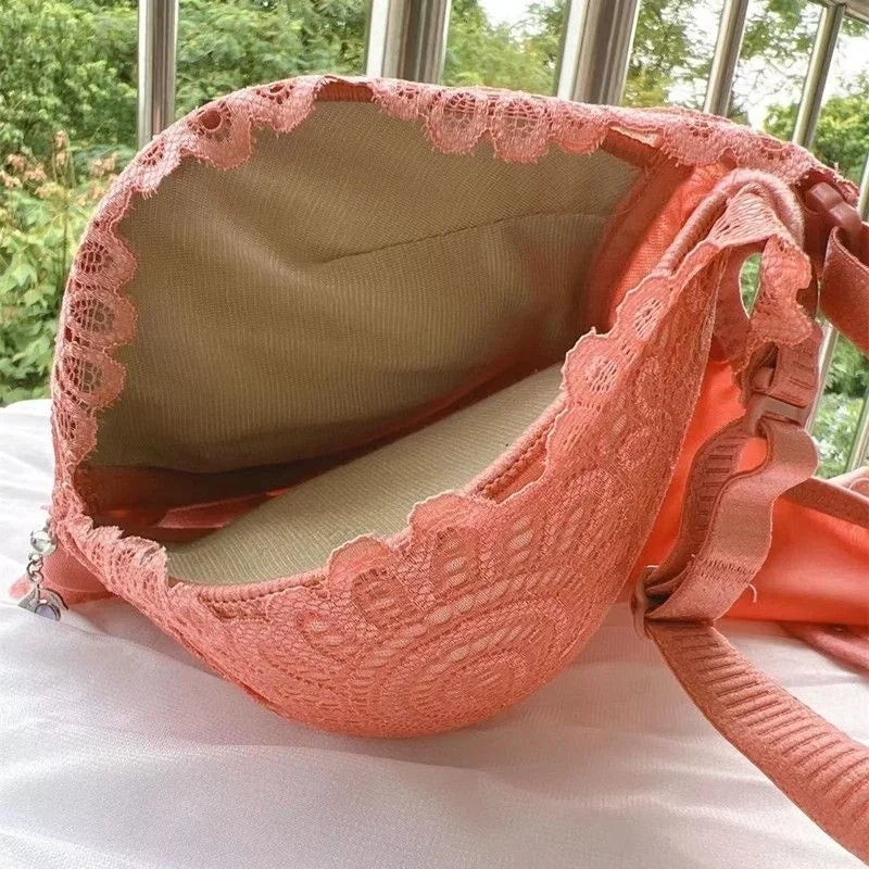 NEW Arrivals 5 Colors Plus Size Thickened Extra-Thick 28CM Small Breasts Flat Breasts Special Gathered Women Bra Non-Wired Ultra-Thick Bra Breasts Sexy Female Underwear Supplies