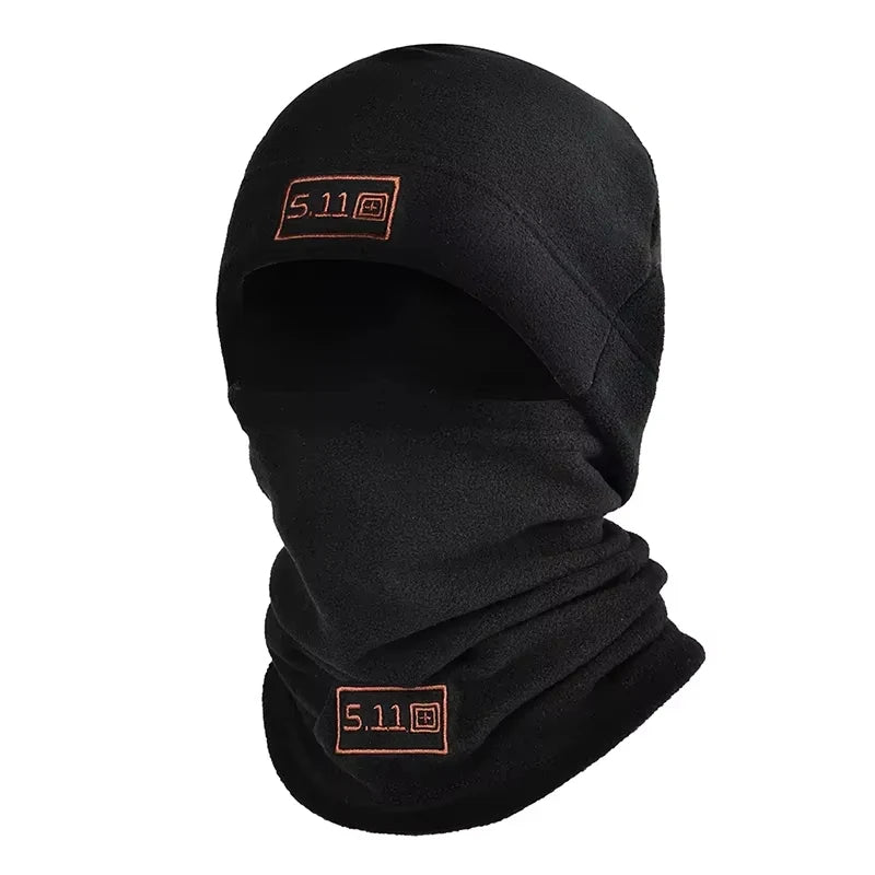 New Arrivals 6 Colors Tactical Fleece Hat & Scarf Set Thermal Head Cover Winter Warm Balaclava Face Mask Sports Cycling Bonnet Neck Protector